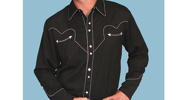 Scully Candy Cane Western Shirt