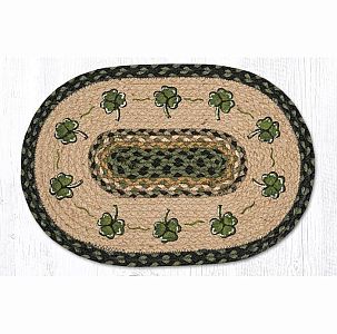 Shamrock Oval Braided Placemat